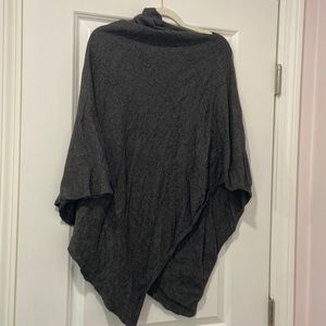 Cashmere poncho